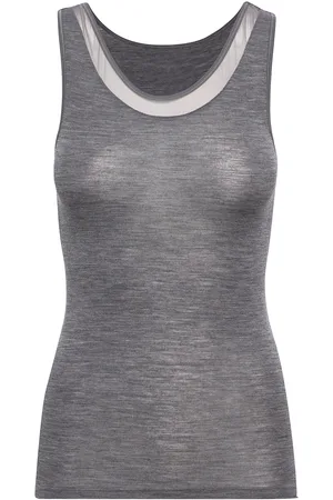 Femilet Juliana Tank Top Wool Tops T-shirts & Tops Sleeveless Grey