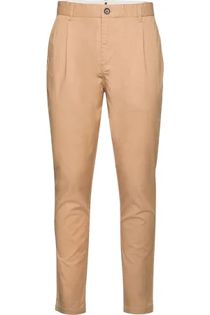 Anerkjendt Akjulius Cotton Pleat Pant Bottoms Trousers Chinos Beige
