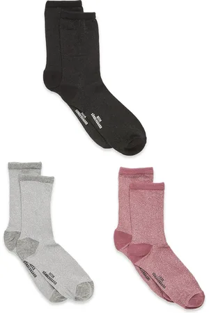 Beck Söndergaard Dina Solid Mix 3 Lingerie Socks Regular Socks Pink