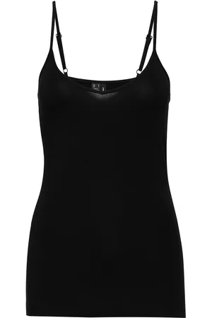 VERO MODA Vmmaxi My Soft V Singlet Jrs Noos Tops T-shirts & Tops Sleeveless Black