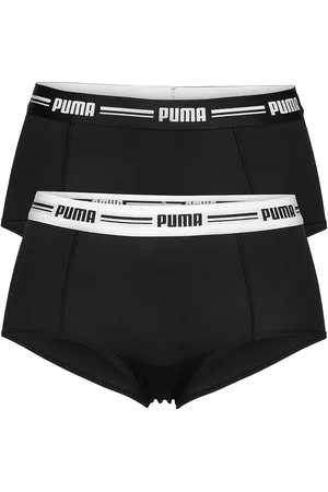 PUMA Women Mini Short 2P Hang Hipsterit Alushousut Alusvaatteet Black