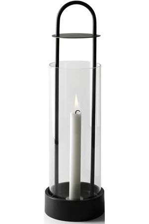 Design House Stockholm Lotus Lanterna Home Decoration Candlesticks & Tealight Holders Indoor Lanterns Black