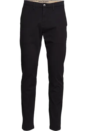 Dockers Motion Chino Slim Bottoms Trousers Casual Black