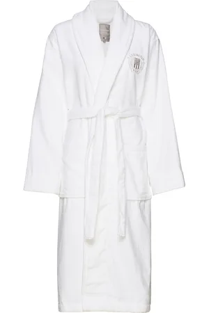 Lexington Hotel Velour Robe Aamutakki White