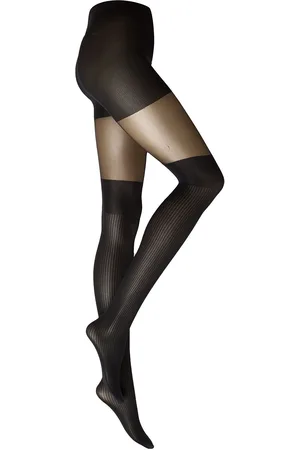 Swedish Stockings Dagmar Over-Knee Tights 20/80 Den Designers Pantyhose & Leggings Black