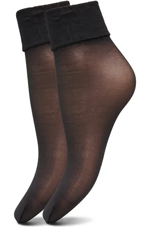 Decoy Ankle Sock Silklo 2Pk Lingerie Socks Footies-ankle Socks Black