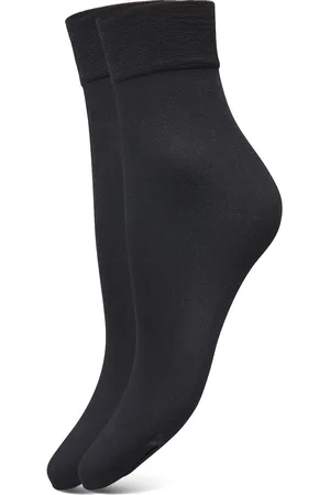 Decoy Ankle Sock Micro 2-Pk 60 Lingerie Socks Footies-ankle Socks Black