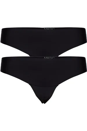 MAGIC Bodyfashion Dream Invisibles Thong Stringit Alusvaatteet Black