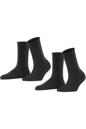 ESPRIT Basic Pure So 2P Lingerie Socks Regular Socks Black