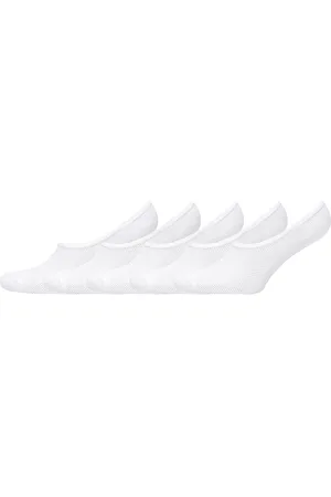 Decoy Footies Quick Dry 5-Pack Lingerie Socks Footies-ankle Socks White