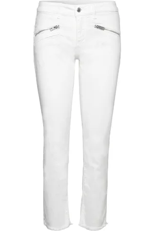 Zadig & Voltaire Ava Perm Designers Jeans Slim White