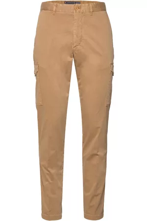 Tommy Hilfiger Chelsea Cargo Satin Gmd Trousers Cargo Pants Beige