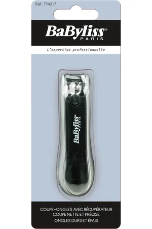 BaByliss Paris Nail Clippers Large With Nail Collector Kynsienhoito Black