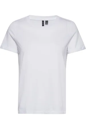 VERO MODA Vmpaula S/S T-Shirt Tops T-shirts & Tops Short-sleeved White