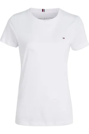 Tommy Hilfiger Heritage Crew Neck Tee Tops T-shirts & Tops Short-sleeved White