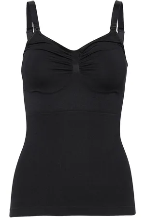 Carriwell Nursing Top With Shapewear Lingerie Shapewear Tops Black