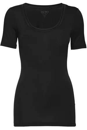 Ichi Ihzola Ss Tops T-shirts & Tops Short-sleeved Black