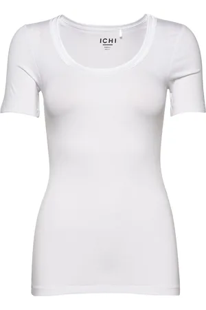 Ichi Ihzola Ss Tops T-shirts & Tops Short-sleeved White