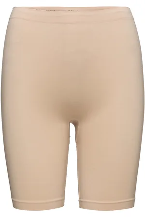 Missya Lucia Long Shorts Lingerie Panties High Waisted Panties Beige