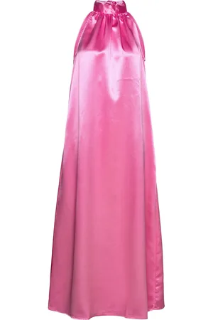 VILA Visittas Halterneck Maxi Dress - Noos Maksimekko Juhlamekko Pink