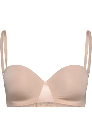 Chantelle Essentiall Bandeau T-Shirt Bra Designers Bras & Tops T-shirt Bras Beige
