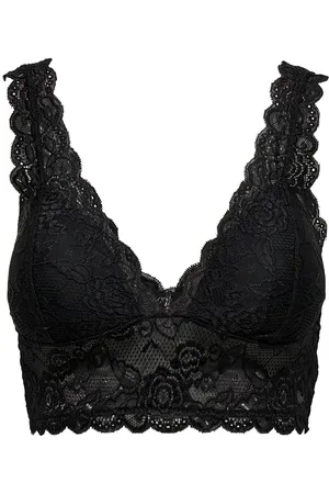 ONLY Onlchloe Lace Bra Noos Acc Lingerie Bras & Tops Soft Bras Bralette Black