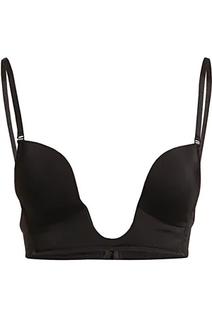 MAGIC Bodyfashion Deep V-Bra Lingerie Bras & Tops Plunge Bras Black