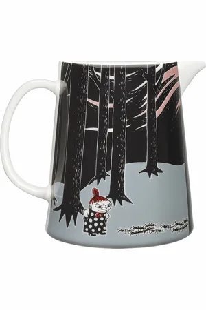 Arabia Moomin Pitcher Adventure Move 1L Home Tableware Jugs & Carafes Water Carafes & Jugs Grey