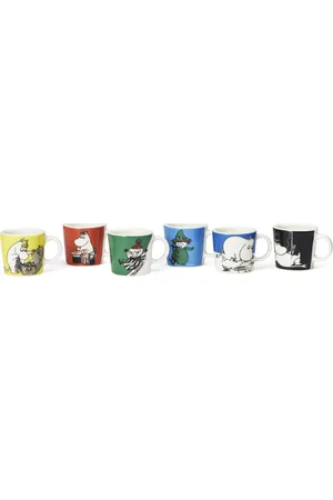 Arabia Moomin Minimug Set 6 Pcs 1St Classics Home Tableware Cups & Mugs Espresso Cups Multi/patterned
