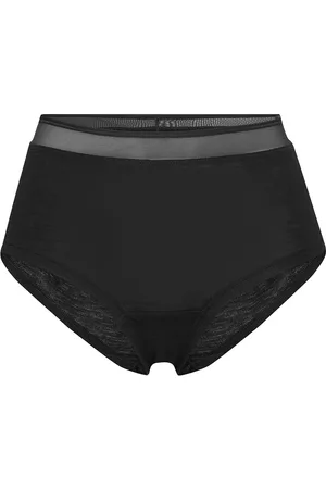 Femilet Juliana Shorty Wool Hipsterit Alushousut Alusvaatteet Black