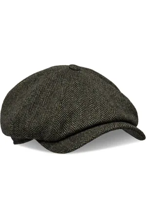 Wigens Newsboy Classic Cap Accessories Headwear Flat Caps Khaki Green