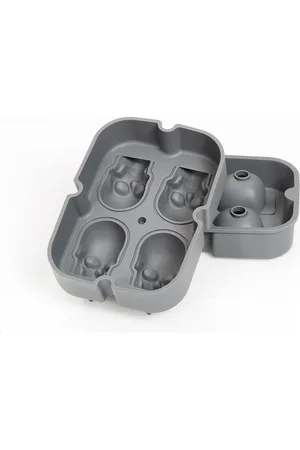 Cilio Isterning Kranie Form Home Tableware Dining & Table Accessories Ice Trays Grey