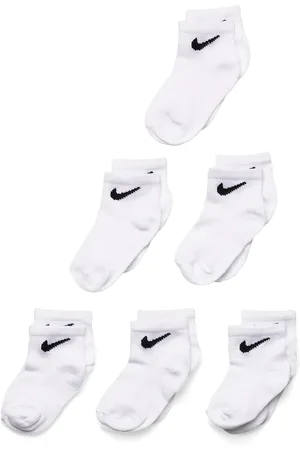 Nike 6Q-6Pk Quarter Sock Sport Socks & Tights Socks White