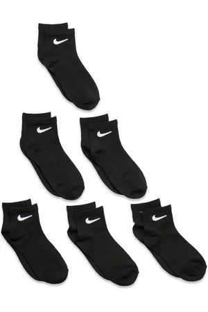 Nike 6Q-6Pk Quarter Sock Sport Socks & Tights Socks Black