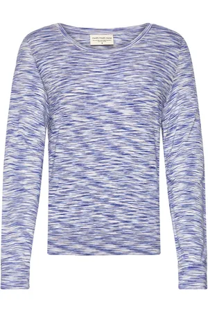 Moshi Moshi Mind Passion Tee Multi Lb Tops T-shirts & Tops Long-sleeved Blue