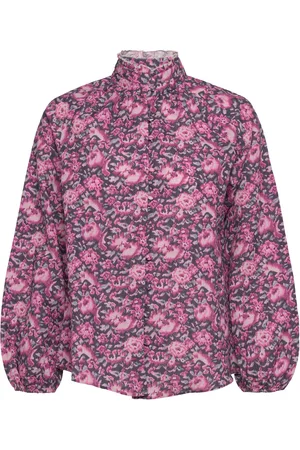 Love Lolina Zevi Blouse Tops Blouses Long-sleeved Pink