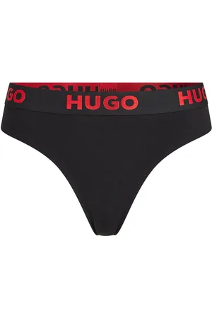 HUGO BOSS Thong Sporty Logo Stringit Alusvaatteet Black