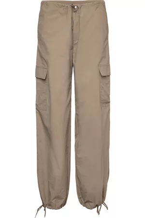 Modstrom Naiset Reisitaskuhousut - Carmomd Pants Trousers Cargo Pants Beige