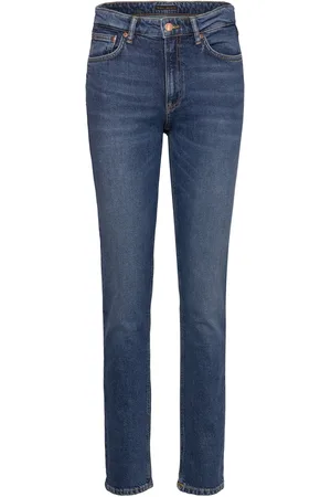 Nudie Jeans Mellow Mae Bottoms Jeans Slim Blue