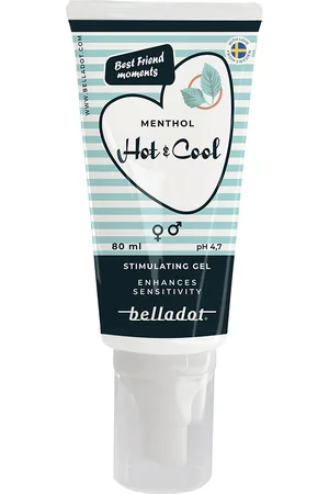 Belladot Hot & Cool Stimulating Menthol Gel 80Ml Beauty Women Sex And Intimacy Lubricants & Oils Nude