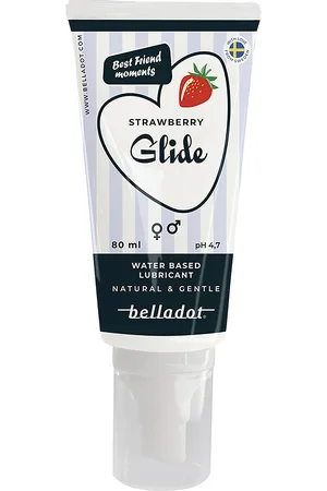 Belladot Lubricant Strawberry Water Based 80Ml Beauty Women Sex And Intimacy Lubricants & Oils Nude