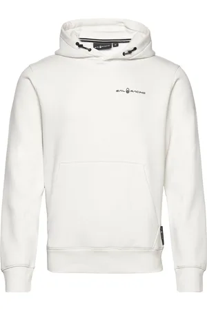 Sail Racing Bowman Logo Hood Tops Sweat-shirts & Hoodies Hoodies Cream