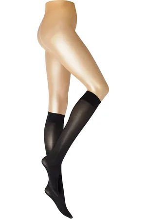 Decoy Knee High Microfiber 60 Lingerie Socks Knee High Socks Black