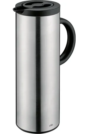 Cilio Insulated Jug Firenze, Stainless Steel 1,0L Home Tableware Jugs & Carafes Thermal Carafes Silver