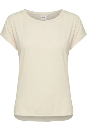 Ichi Ihrebel Ss6 Tops T-shirts & Tops Short-sleeved Beige