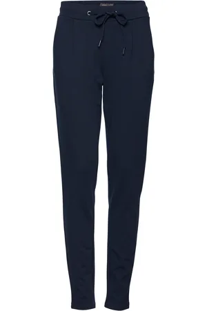 Ichi Ihkate Pa2 Long Bottoms Trousers Joggers Navy
