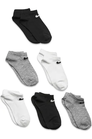 Nike 6L-6Pk Low Sock Sport Socks & Tights Socks Grey