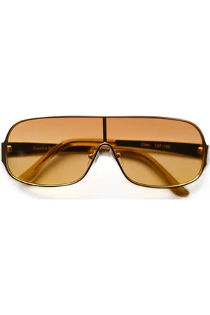 Corlin Eyewear Cleo Yellow Yellow Pilottilasit Aurinkolasit Yellow