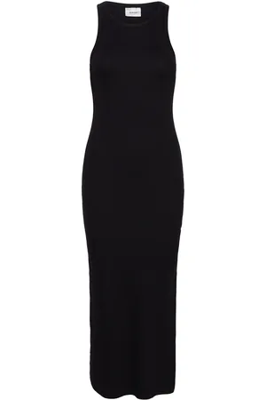 Gestuz Drewgz Sl Long Dress Noos Polvipituinen Mekko Black