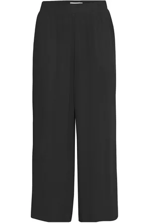 Ichi Ihmarrakech So Pa Bottoms Trousers Wide Leg Black